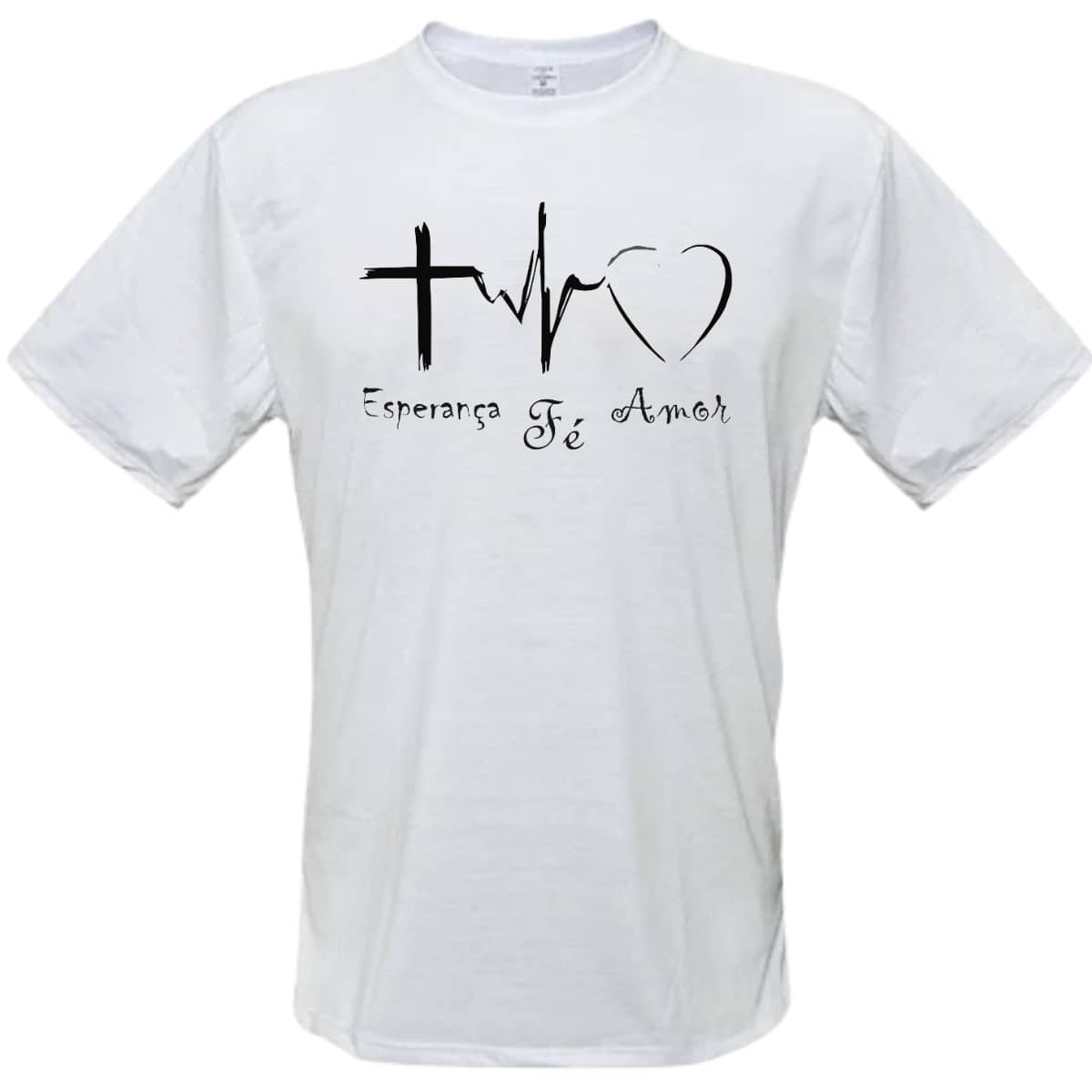 Camiseta Esperança Fé Amor