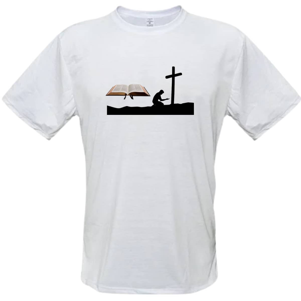 Camiseta Orando ao Pé da Cruz